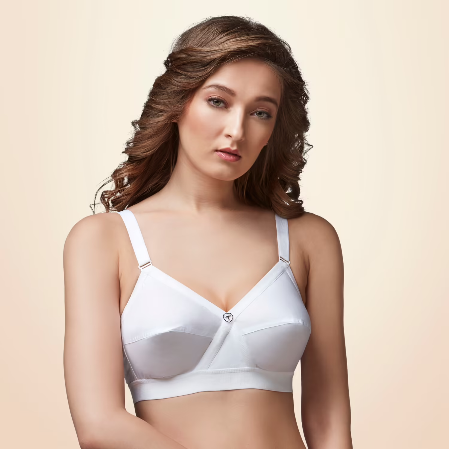 Buy Trylo Lush Woman Non Padded Full Cup Bra - Black at Rs.685