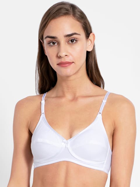 Buy Seamless Jockey bra Style # 1722 Secret Shaper (B, White, 36) at